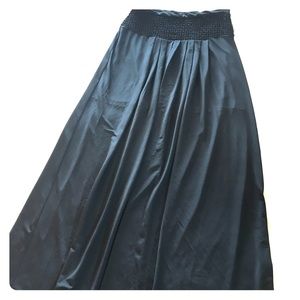 Bebe Long Black Skirt Size6